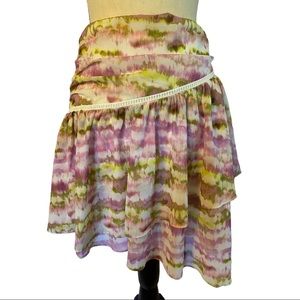 Tularosa floral asymmetrical mini skirt Medium